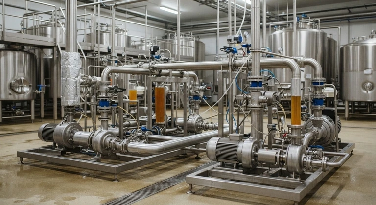 Pumpenflotte in der Getränkeindustrie