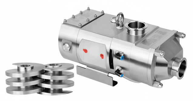 Schraubenspindelpumpe im Industrieeinsatz